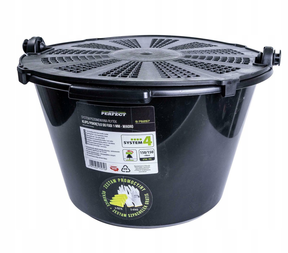 Stalco Waterpassysteem nr. 4 - 1 mm voeg, 150 st