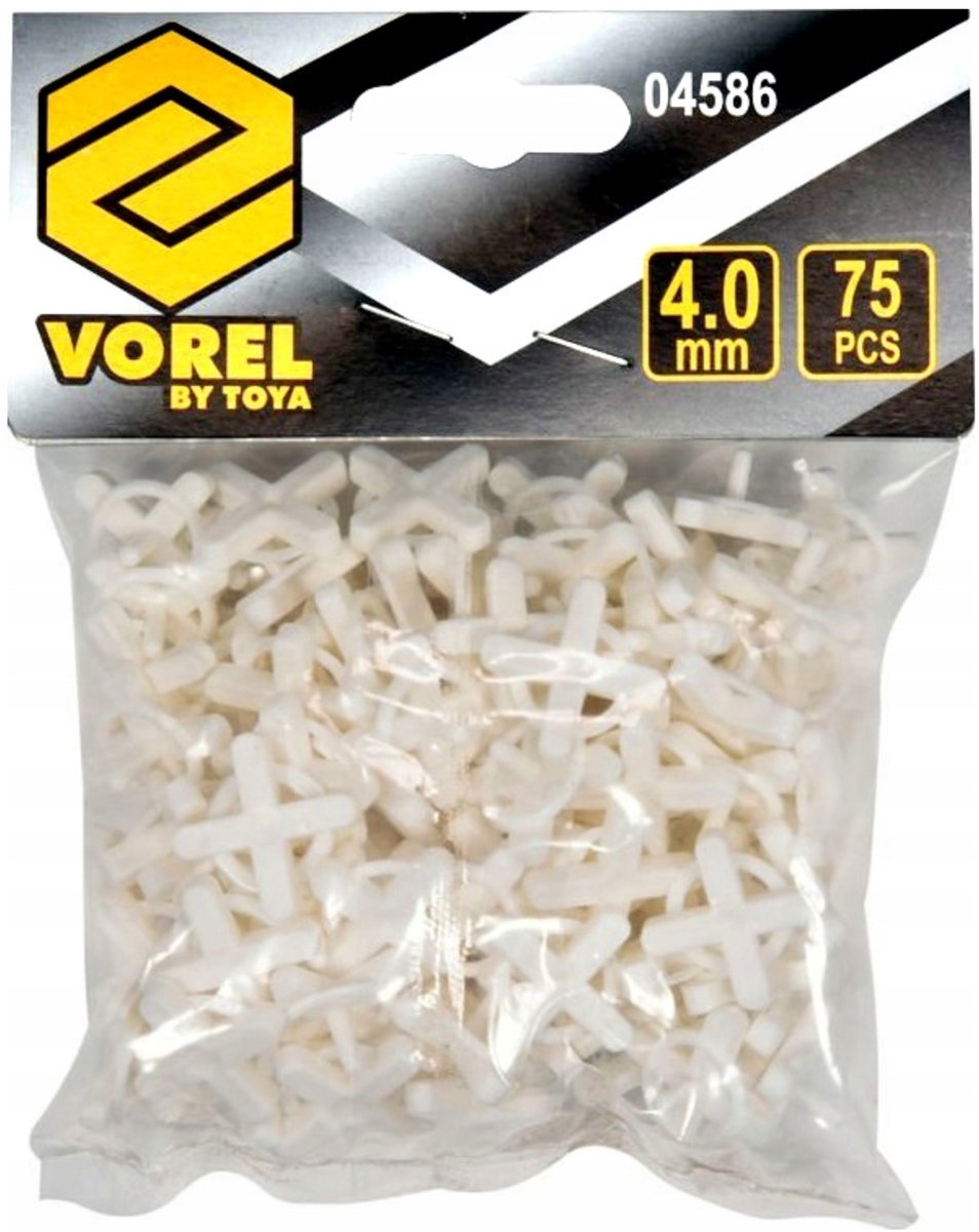 Afstandhouders Tegels 4,0 mm - Set van 75 stuks