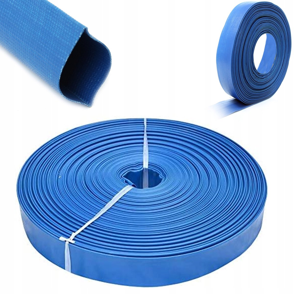 Rubberen PVC Slang voor Waterpomp 100m 1'' 26mm