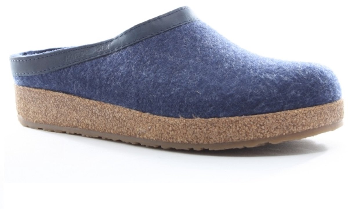 Haflinger Grizzly Torben - Pantoffels Dames - Pantoffels Heren - Jeans - Maat 39