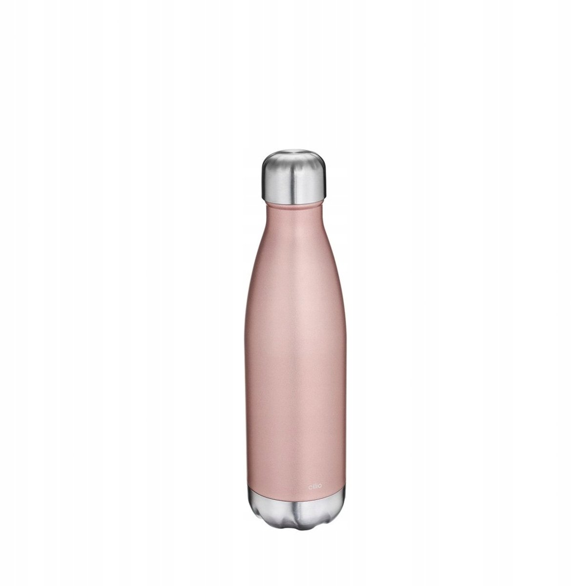 Cilio Thermosfles 0,5L - Roze RVS, Houdt Drankjes Warm/Koud