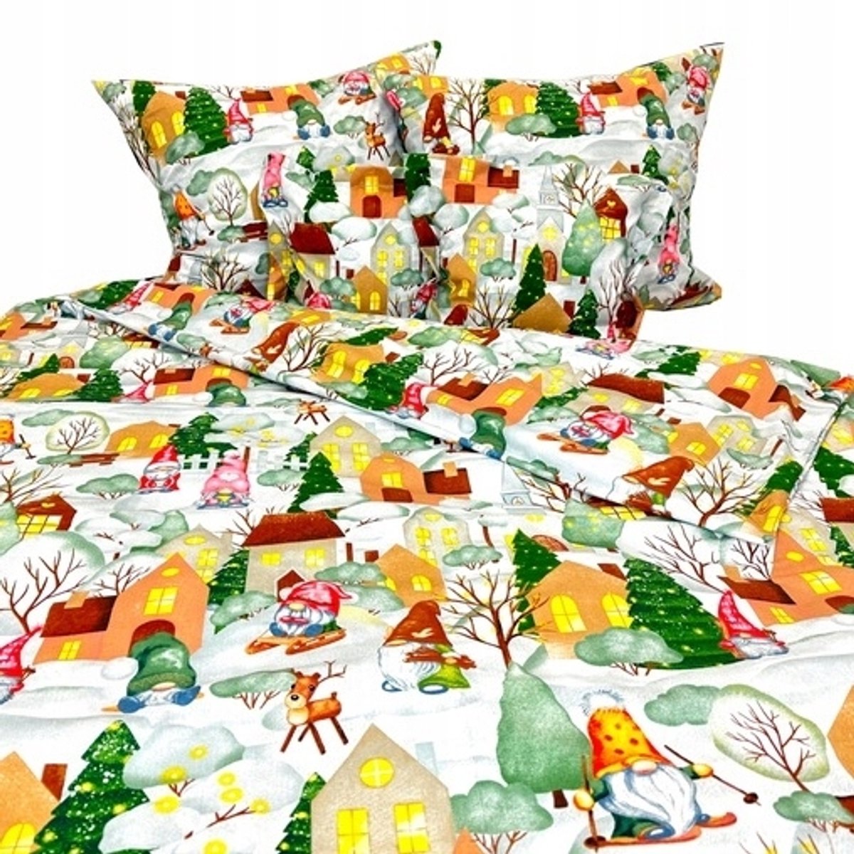 Kerst Dekbedovertrek Katoen D'Lux 140x200 cm - Nederlands Product