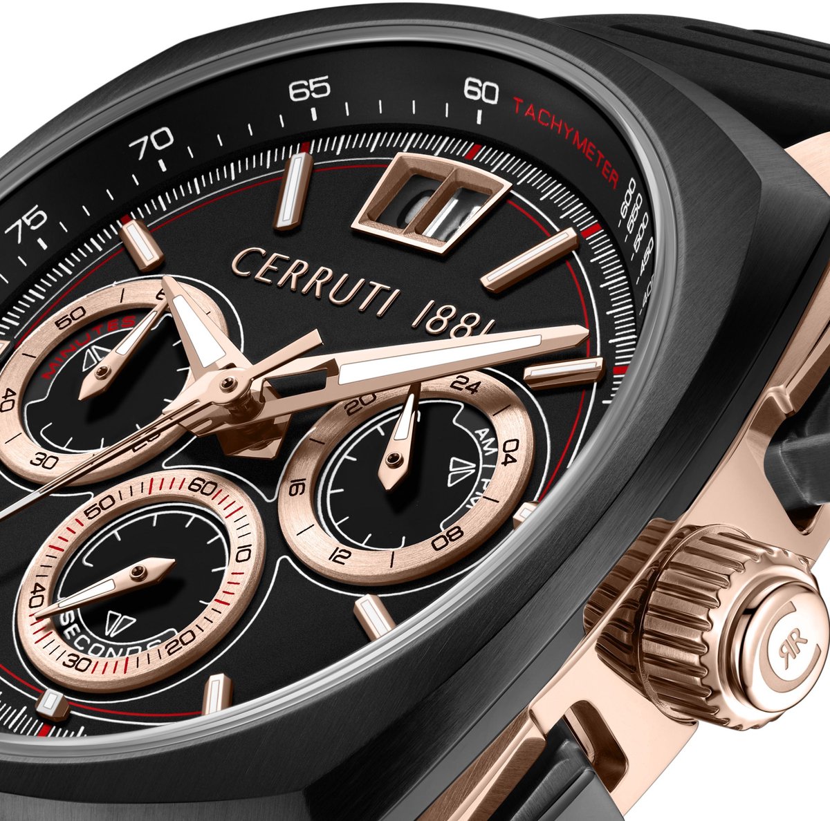 Chronograaf Cuneo Rose Gold