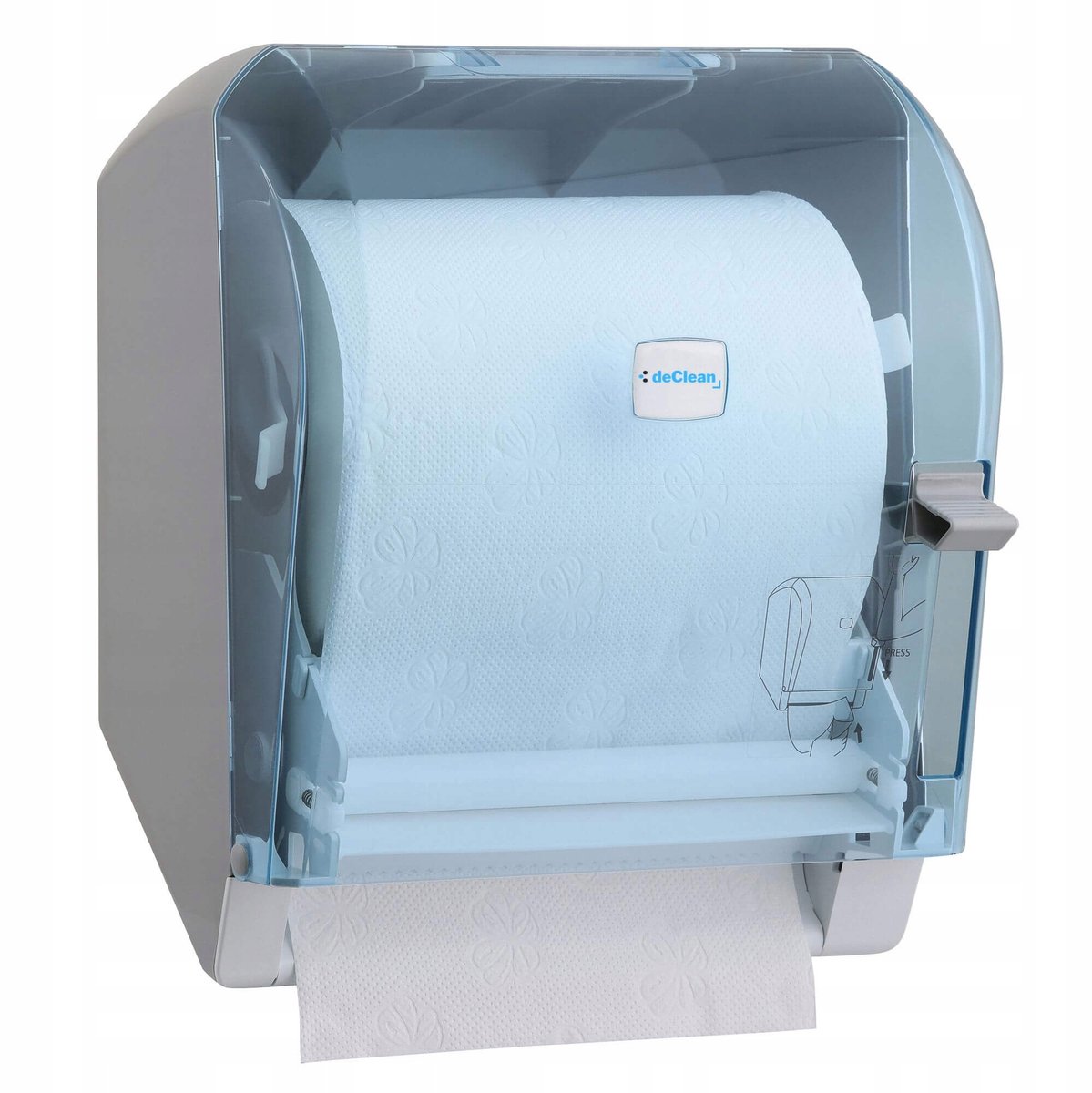 Mechanische Roldoekdispenser Jet Transparant ABS met Sleutel