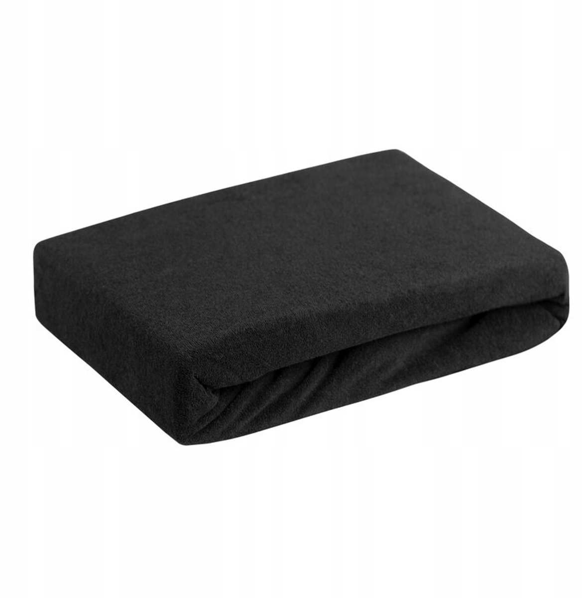 Fleece Hoeslaken met Elastiek 180x200cm - Zwart