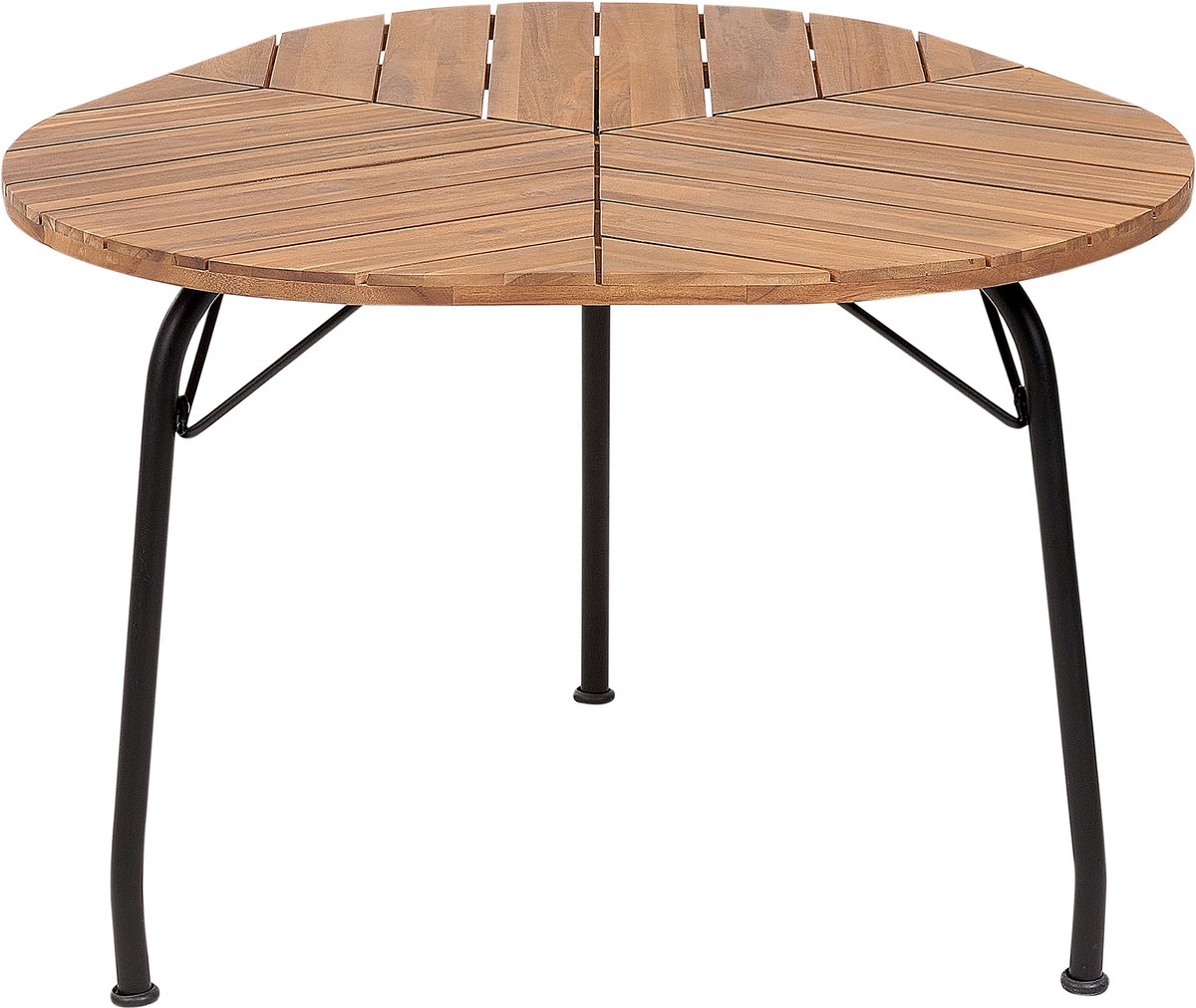 VARENNA - Tuintafel - Lichtbruin - 110 cm - Acaciahout