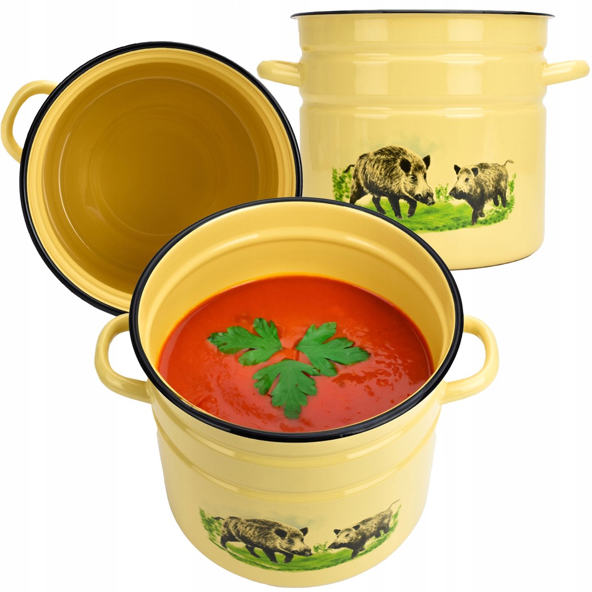Emmerenpan 12L met Deksel - Wild Design - Koken & Bewaren