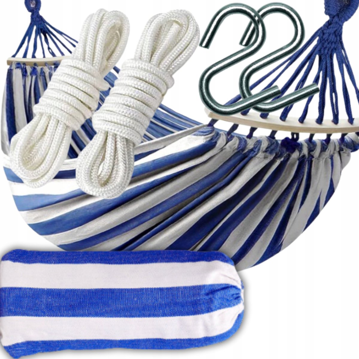 XXL Dubbele Hangmat 260x150cm - Comfortabel en Stevig tot 250kg