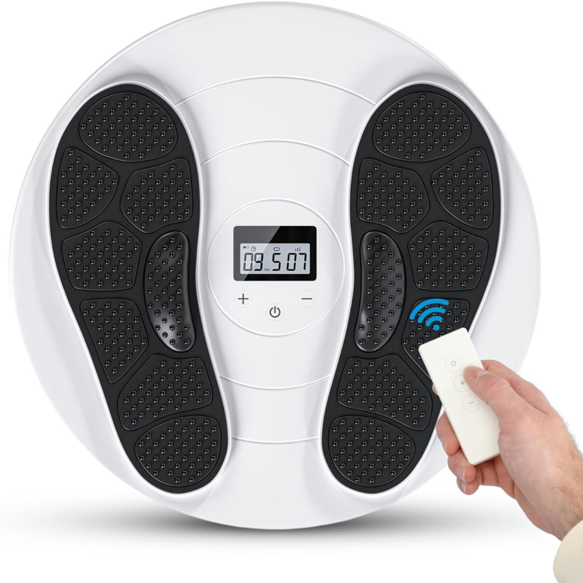 White-Label® Voetmassage Apparaat Bloedsomloop - Massage Apparaat - Onstpanning - Wit en Zwart