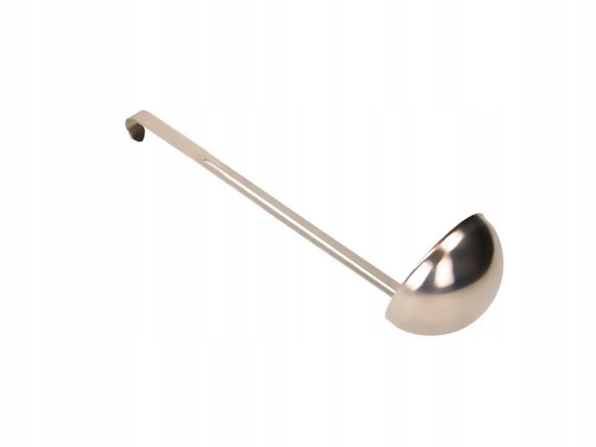 Primpol Soeplepel RVS 175ml - Keukenlepel met Kunststof Handvat