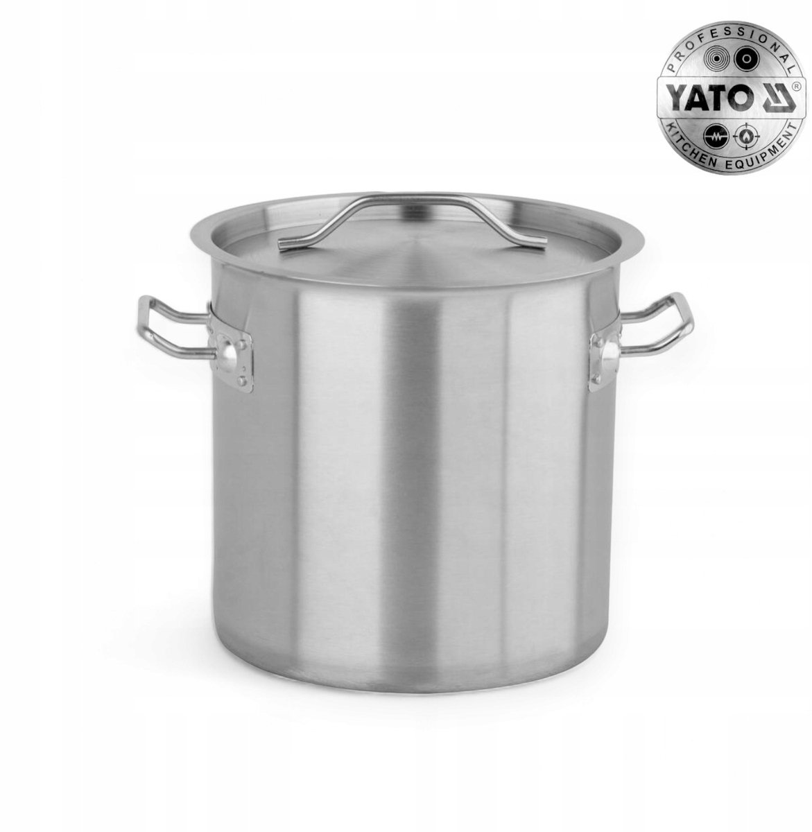 Yato RVS Kookpan met Deksel 32x32 cm, 25L