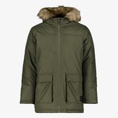 JJ REBEL heren parka winterjas groen - Maat XXL
