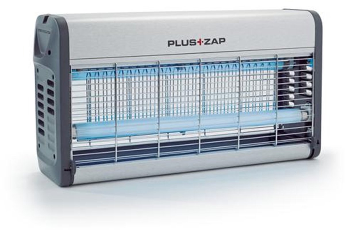 Insect-O-Cutor PlusZap 30 Aluminium (ZE122) - Vliegenlamp / Insectenlamp - Geschikt voor ruimtes tot 80m² - Gemaakt van metaal-aluminium