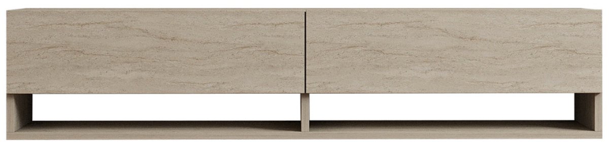 Skye Decor , Tv-meubel, Arges - Travertine, Gemelamineerde spaanplaat, Travertin, 141 x 30 x 31 cm Beige