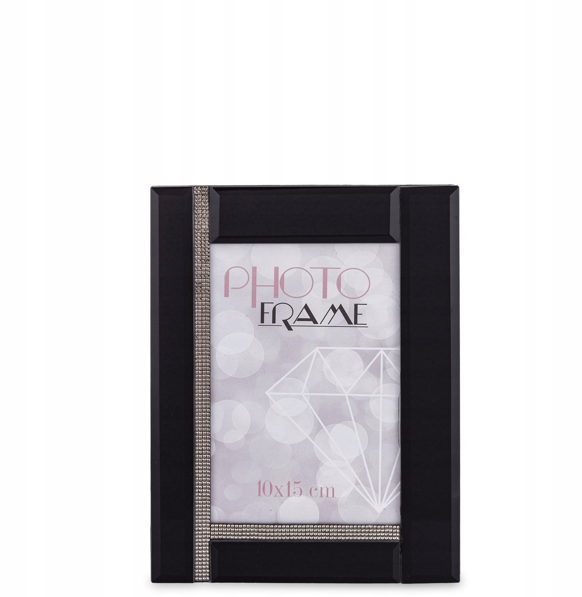 Glamour Fotolijst Zwart 10x15 cm Staand Decoratie