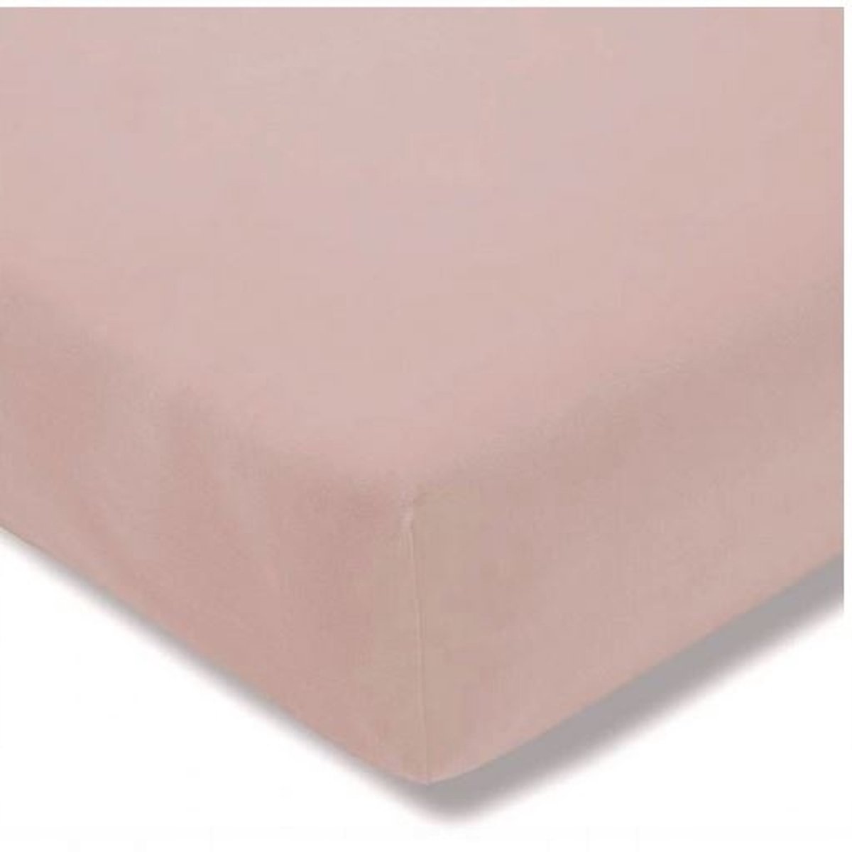 Estella Jersey Hoeslaken 150x200cm Poederroze - 100% Egyptisch Katoen