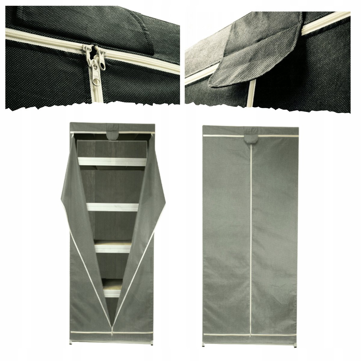 Duurzame Grijze Rekhoes 270x60x60cm - Robuuste Bescherming