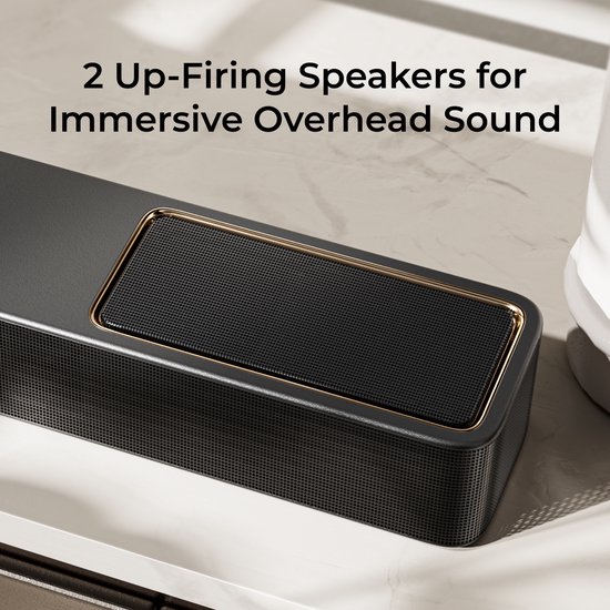 ULTIMEA Skywave X40 - 5.1.2 Soundbar met Draadloze Subwoofer - Homecinemaset - Zwart van Ultimea — afbeelding 5