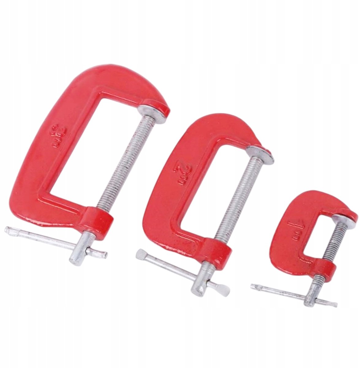 C-Klemmen Set voor Werkplaats - 3 Stuks