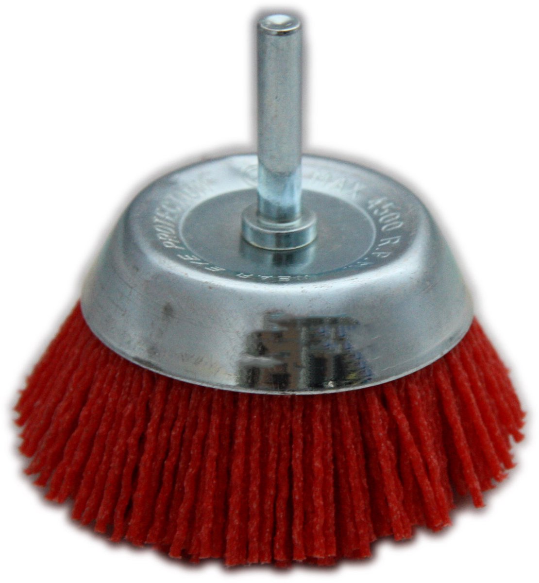 Nylon Borstel 75mm met Schacht voor Boormachine - Hogert HT7D746