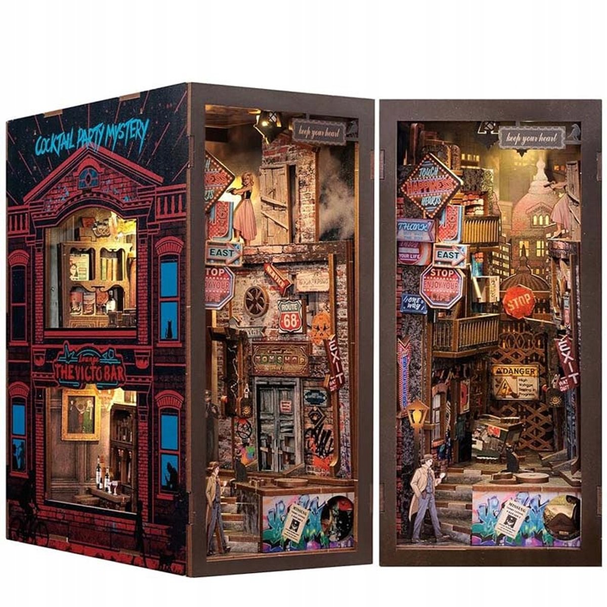 Boek Nook Detective Marlow Miniatuur Huisje - DIY 3D Puzzel