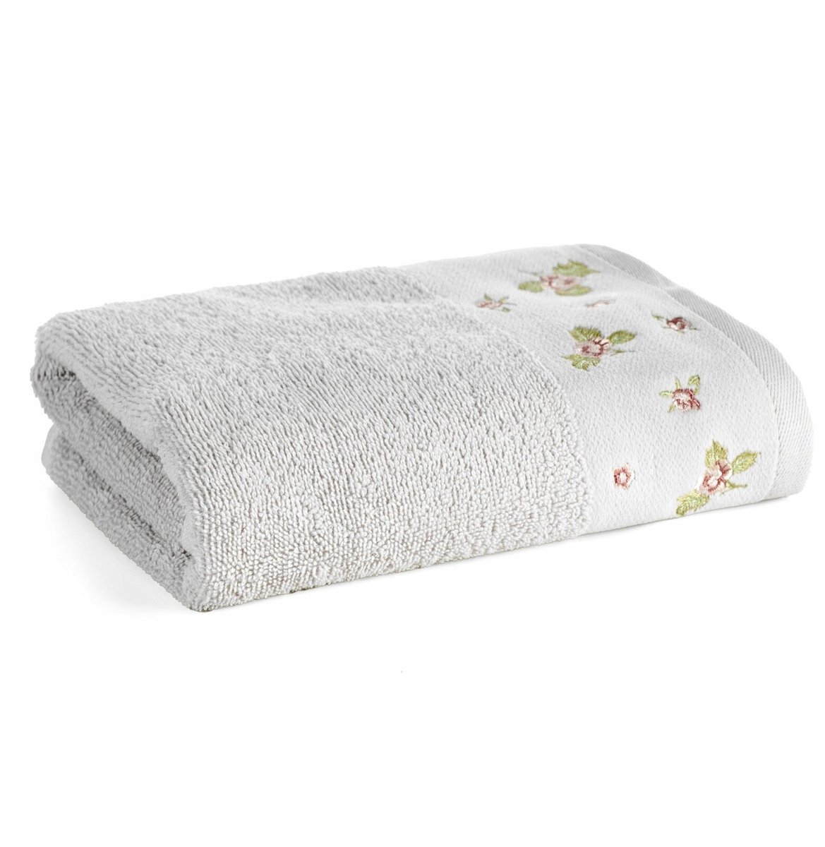 Dalia Badhanddoek 70x140 cm - Zilverkleurig, 100% Katoen