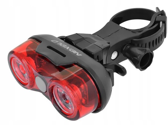 Nexelo LED Fietslamp Achter - Waterdicht & Inclusief Batterijen — afbeelding 2