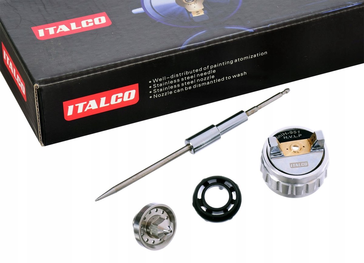 Italco H-951 Mini HVLP Spuitpistool Mondstu 0,8 mm