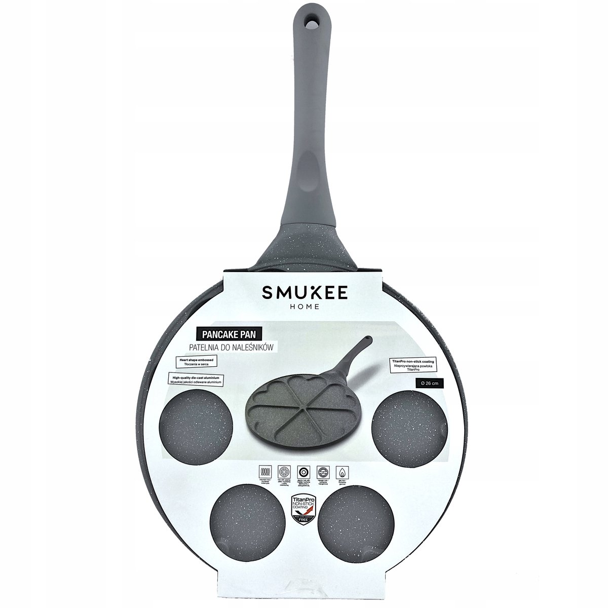 Smukee Koekenpan 26 cm TitanPro - Perfect voor Pannenkoeken