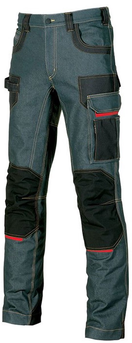 U-power Platinum Button Werkbroek Groen 44