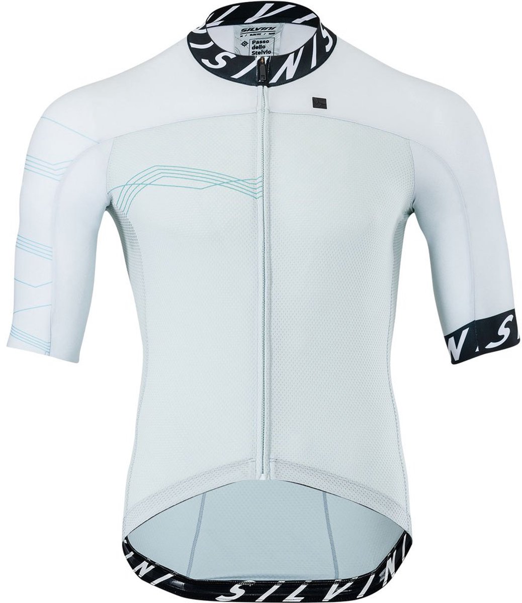 Silvini Stelvio Korte Mouw Wielertrui Blauw XS Man