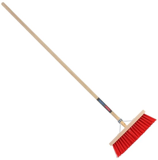 Talen Tools - Bezem - Rood - 41 cm - Steel 160 cm van Talen Tools — afbeelding 2