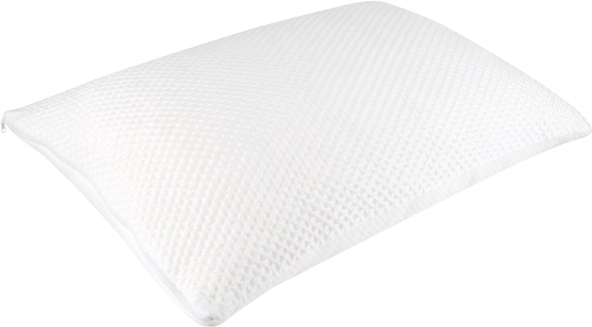 Mistral Home - HOOFDKUSSEN - memory foam - 40 x 60 cm - effen kleur - wit