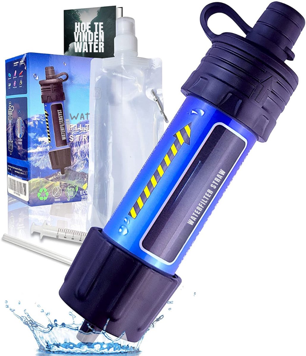SCH® Waterfilter noodpakket - Waterfilter - Blauw - 3cm x 3cm x 14cm