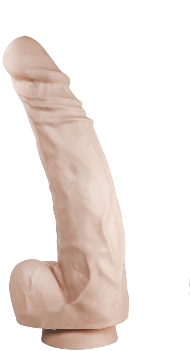 515 line - Dildo - Lengte 34.5 cm - Diameter 7 cm - Met Zuignap – Beige-roze