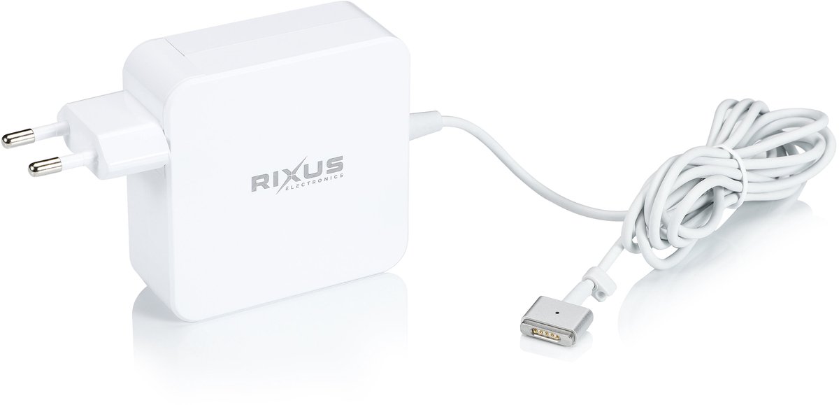 Rixus Power Adapter Charger For Macbook 60W T Tip
