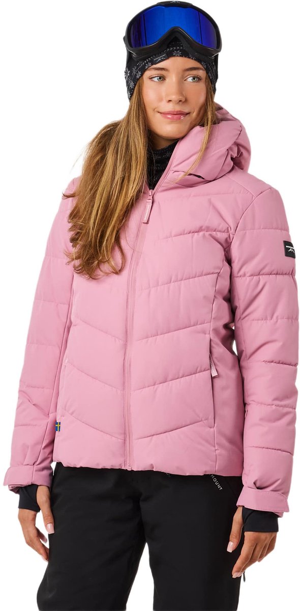 Swedemount Cervinia Pufferjas – Geïsoleerd damesjack Dustyrose