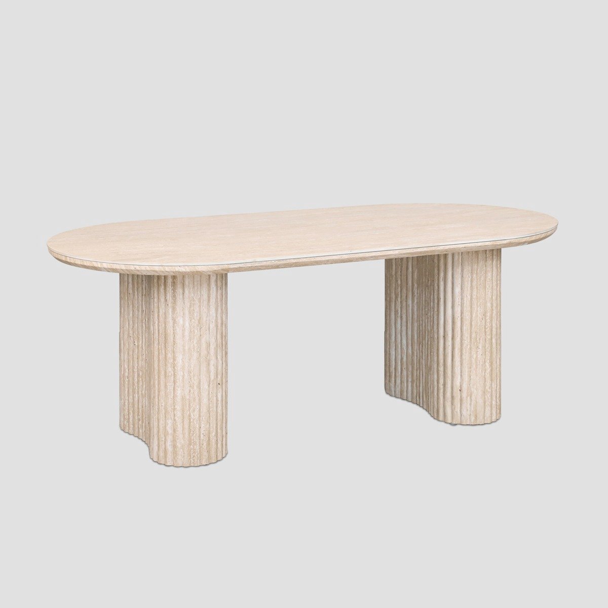 HOMLA - Stolik kawowy - BELLEZA - Bežowy - 120x60x46 cm