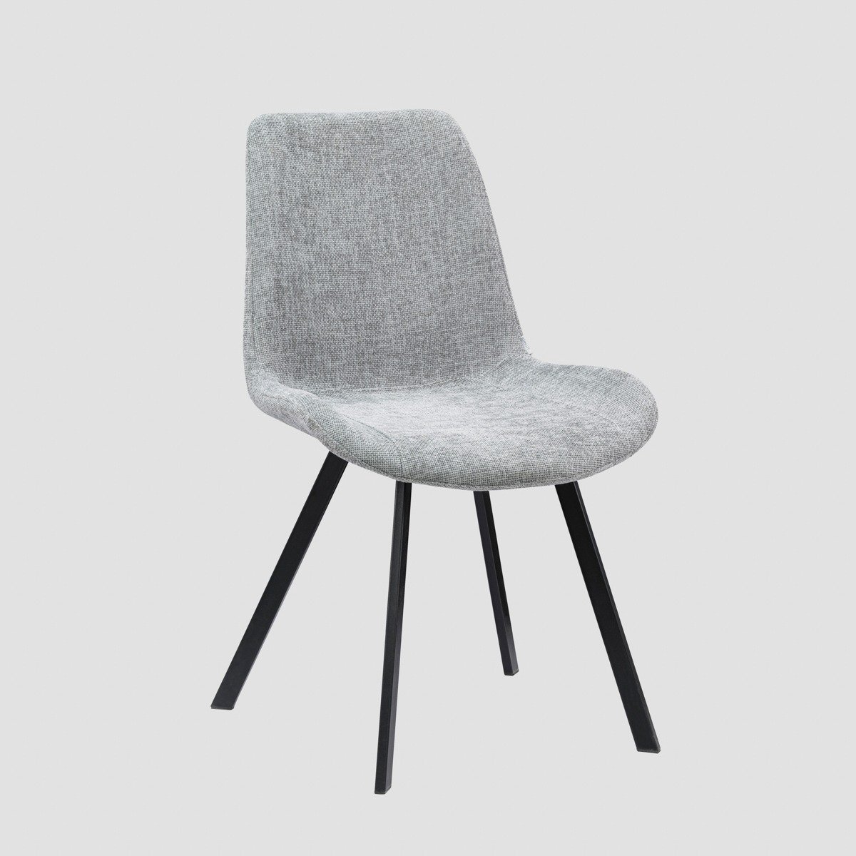 Homla Stoel - Ergonomische zitting - Grijs - 52x60x83,5 cm