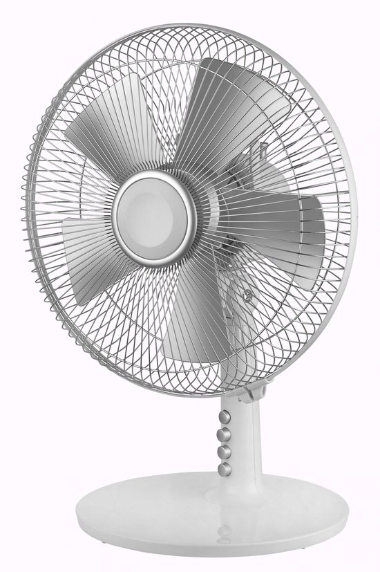 Eurom Vento 12 tafelventilator wit, stille koeling voor werkplek, slaapkamer en eetplek
