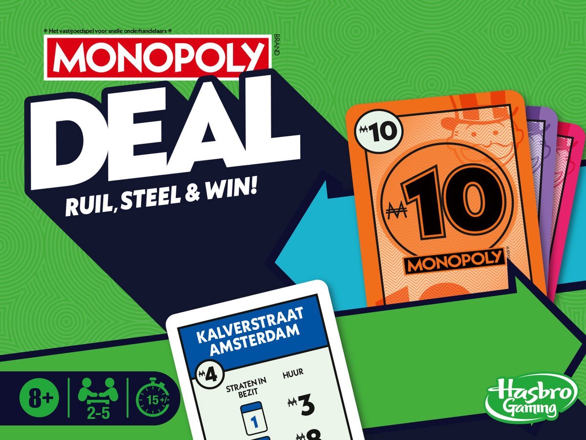 Monopoly Deal Kaartspel - Nederlandse Editie — afbeelding 14