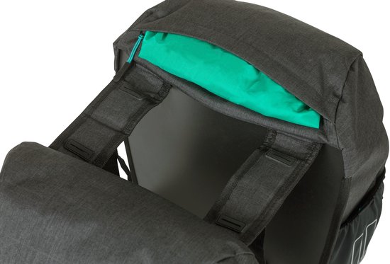 Basil Discovery Dubbele fietstas - Zwart - 18 Liter van Basil — afbeelding 5