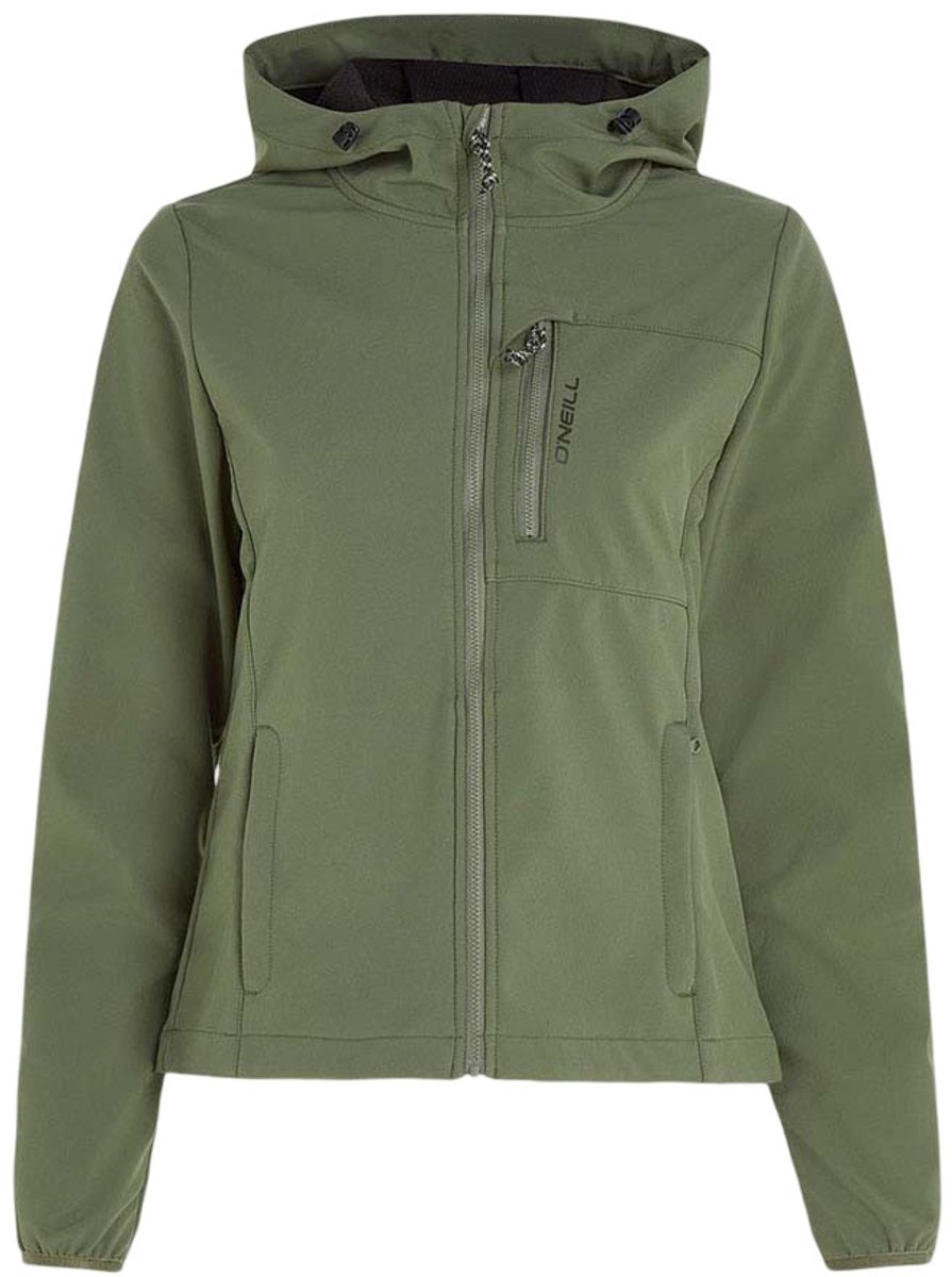 O´neill Trvlr Series Softshell Jas Vrouw Groen
