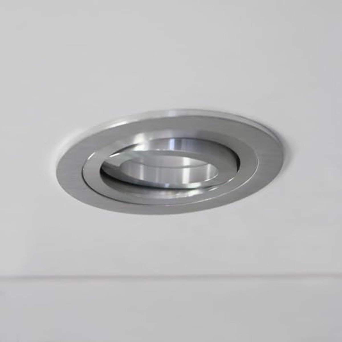 Inbouwspots 5 stuks - Rond, Klassiek, GU10-fitting, Draaibaar 30°, Aluminium