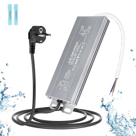 KERRY ELECTRONICS 12V Transformator 60VA/W, AC Voor Buitengebruik IP44, Voor LED Verlichting en KERRY ELECTRONICS 12V Transformator 60VA/W, AC Voor Buitengebruik IP44, Voor LED Verlichting en