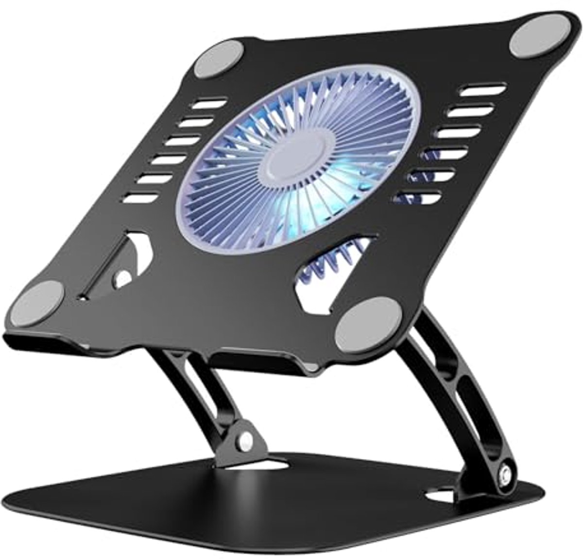Laptopt koelstandaard met ventilator en verstelbare hoogte voor notebooks 10-15 inch