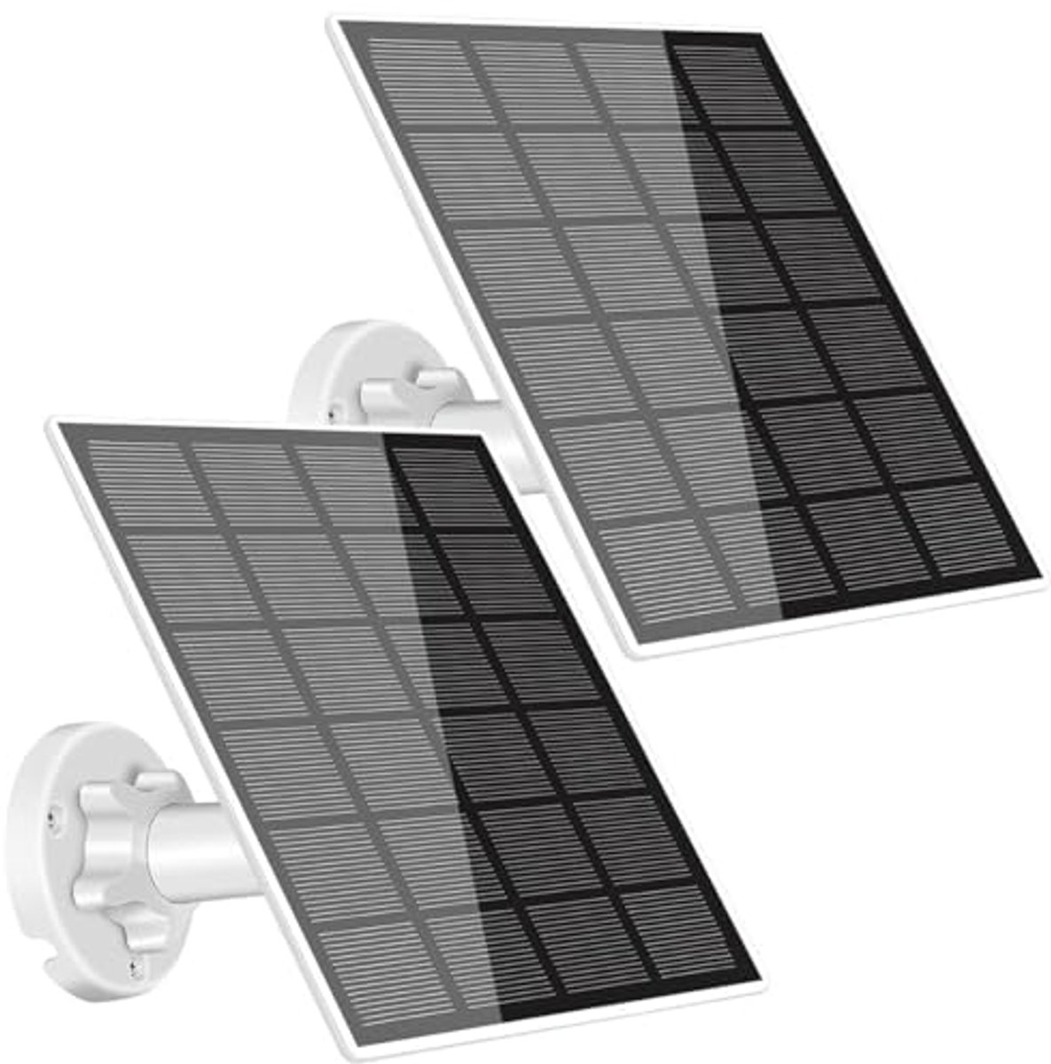 Zonnepaneel Oplader voor Beveiligingscamera - 5W Waterdichte Solar Charger met 360° Montage