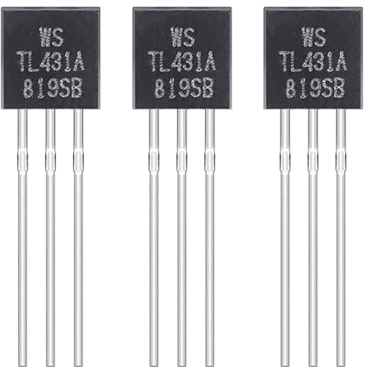 Spanningsregelaar TL431 Precisie Drieterminal 1mA tot 100mA TO-92 (Pack van 100 Stuks)