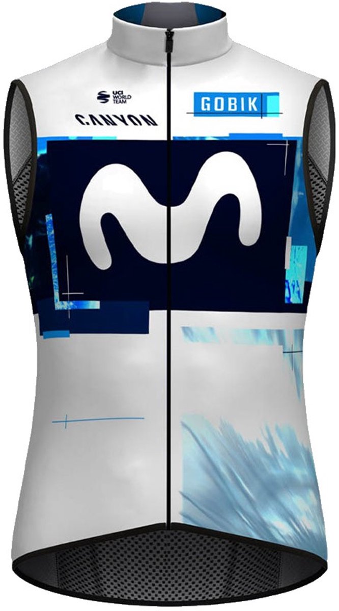 Gobik Teams Plus 2.0 Movistar Team 2025 Gilet Veelkleurig L Man