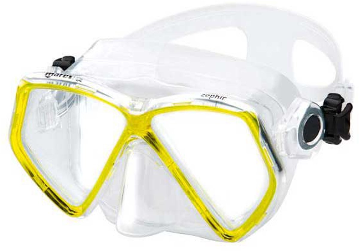 Mares Aquazone Zephir Duikmasker Geel Man,Vrouw